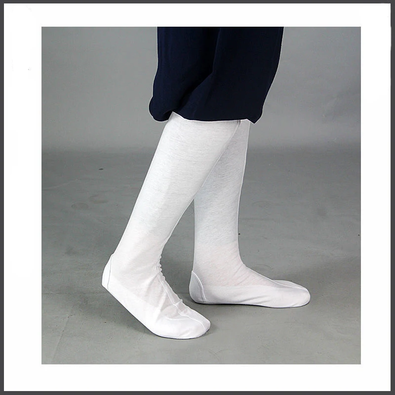 White Cotton Shaolin Monk Wudang Taoist Kung fu Socks Tai chi Martial arts Taekwondo Karate Footwear