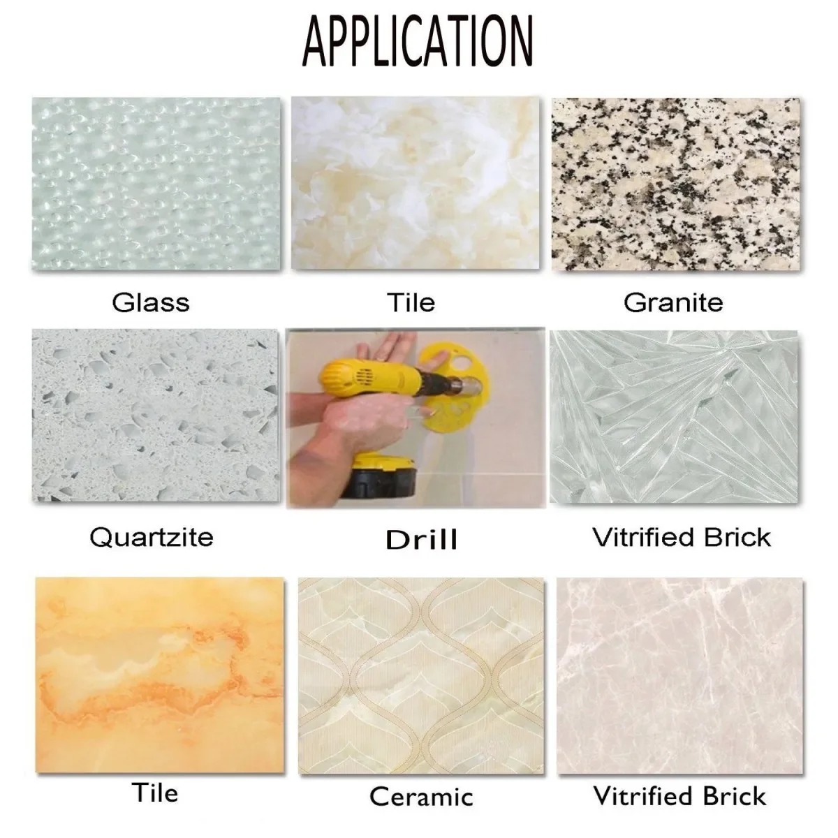 

15pcs/set Diamond hole 6-50mm saw drill bit tool ceramic porcelain glass marble 6/8/10/12/14/16/18/20/22/25/26/28/30/40/50mm