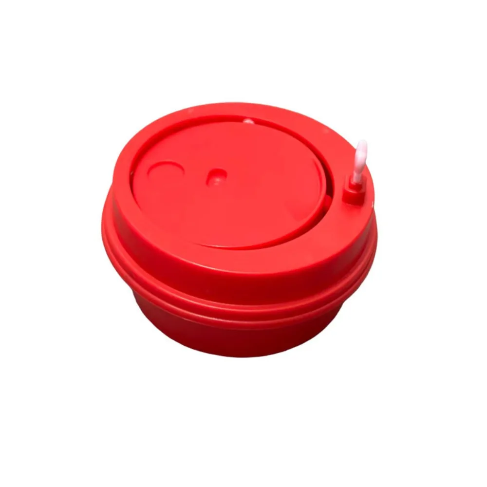 Rotating First Cup of Milk Tea Creative Ring Box Modern Style Romantic Heart-shaped Flip-up Lid Jewelry Box Storage DIY