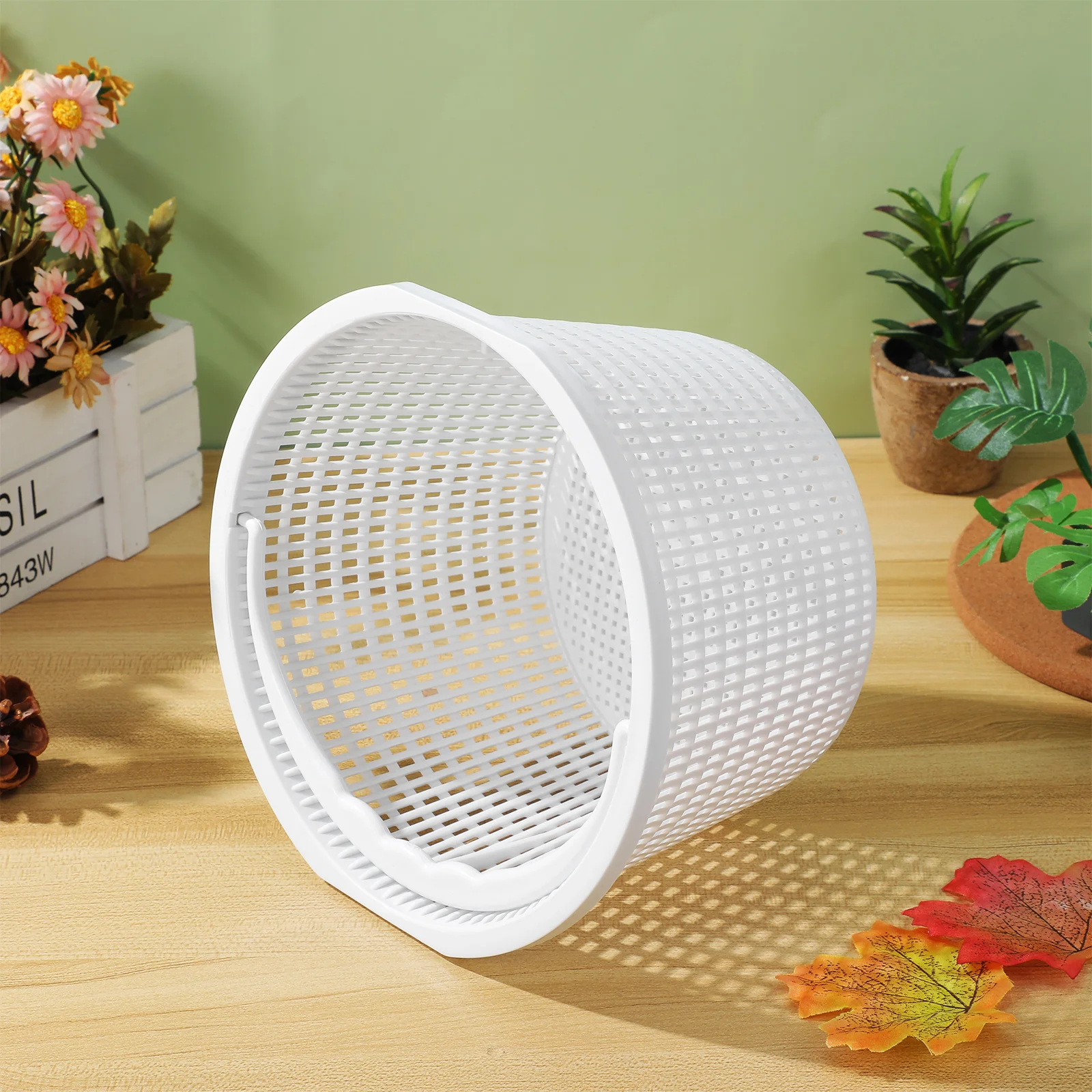 

Large Filter Basket For Swimming Pool Abs Durable Mesh Skimmer Reusable Pool Filter Basket Skimmer Compatible With Hayward 2