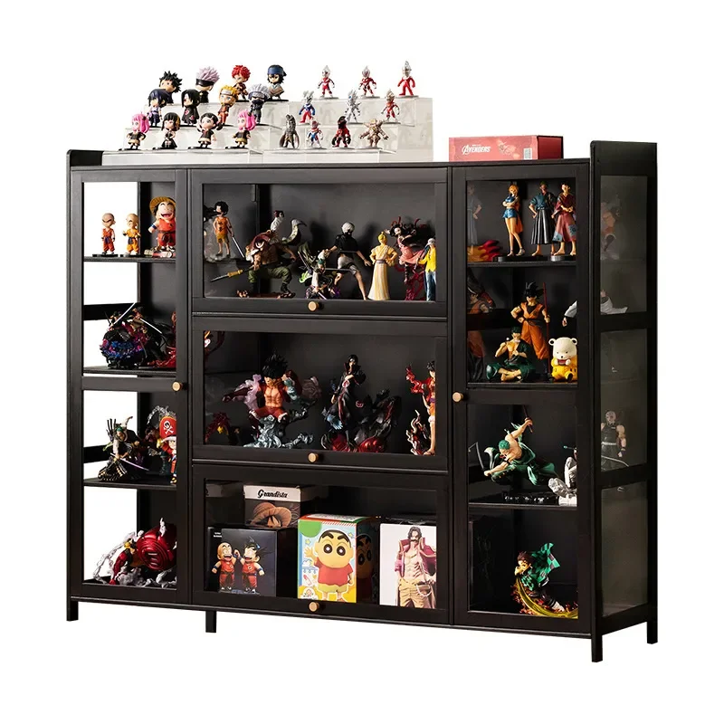 Acrylic Figure Display Cabinet for Lego Models Toy Showcase Shelf Non-Glass Storage Stand for Collectibles Home Decor