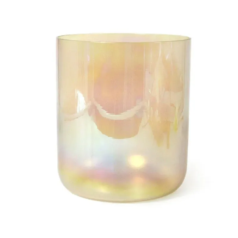 432Hz Crystal Singing Bowl Quartz Energy Cleansing Sound Bath with bag