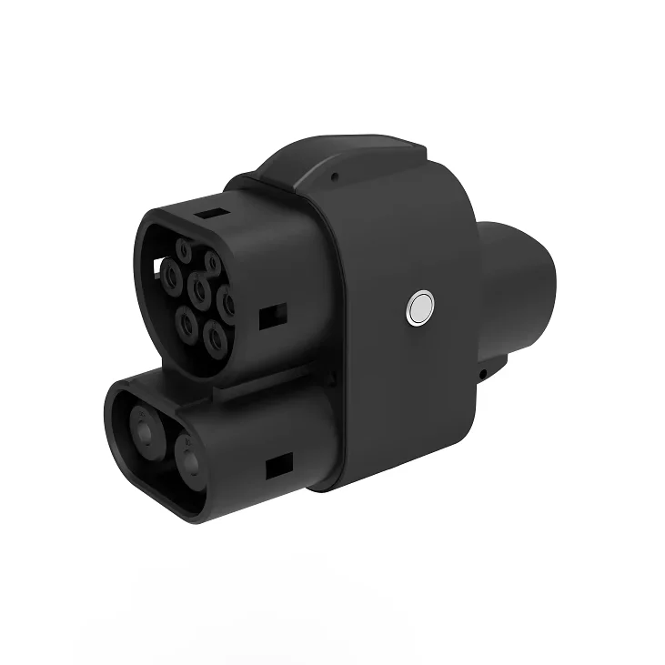 Lil Ev Adapter NACS To CCS2 Nacs To Ccs2 Converter Evse Charging Connector Ce Ev Dc Charger Nacs To Ccs2 Adapter Charging Socket