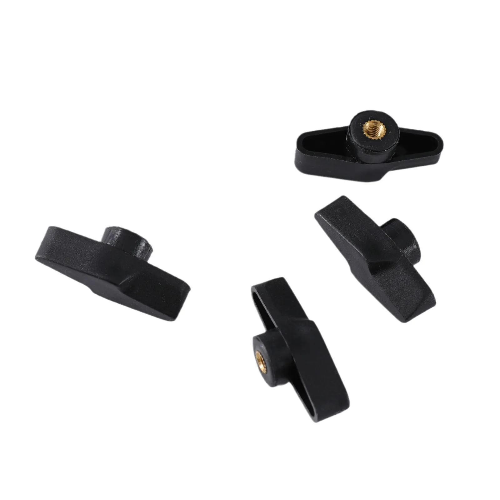 Copper-core rubber-head Z-handle knobs, M3/M4 anti-loosening round nuts, T-nuts grade 4.8, industrial equipment adjustment parts