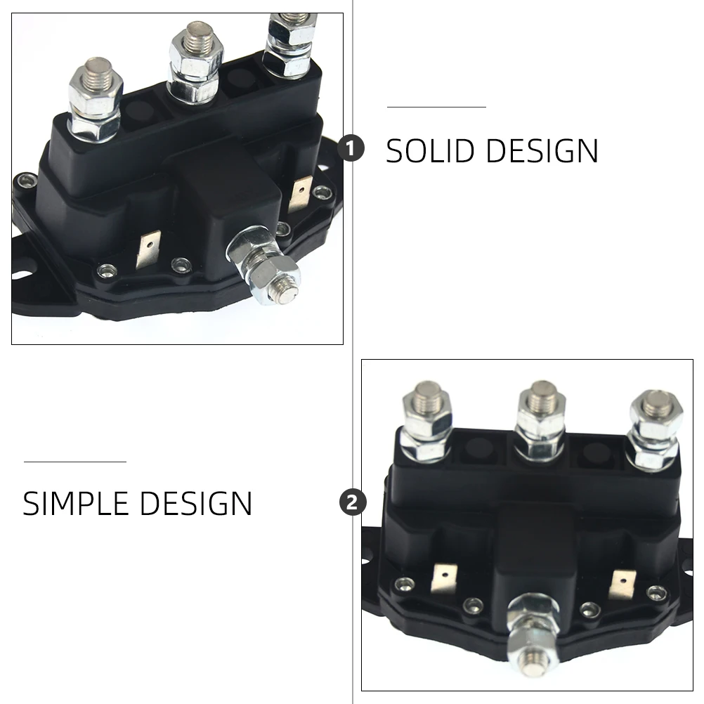 

1pc Car Relay Switch Electromagnetic Starting Relay For Vehicle Power Winch General Purpose Solenoid Valve Main Car Accessory
