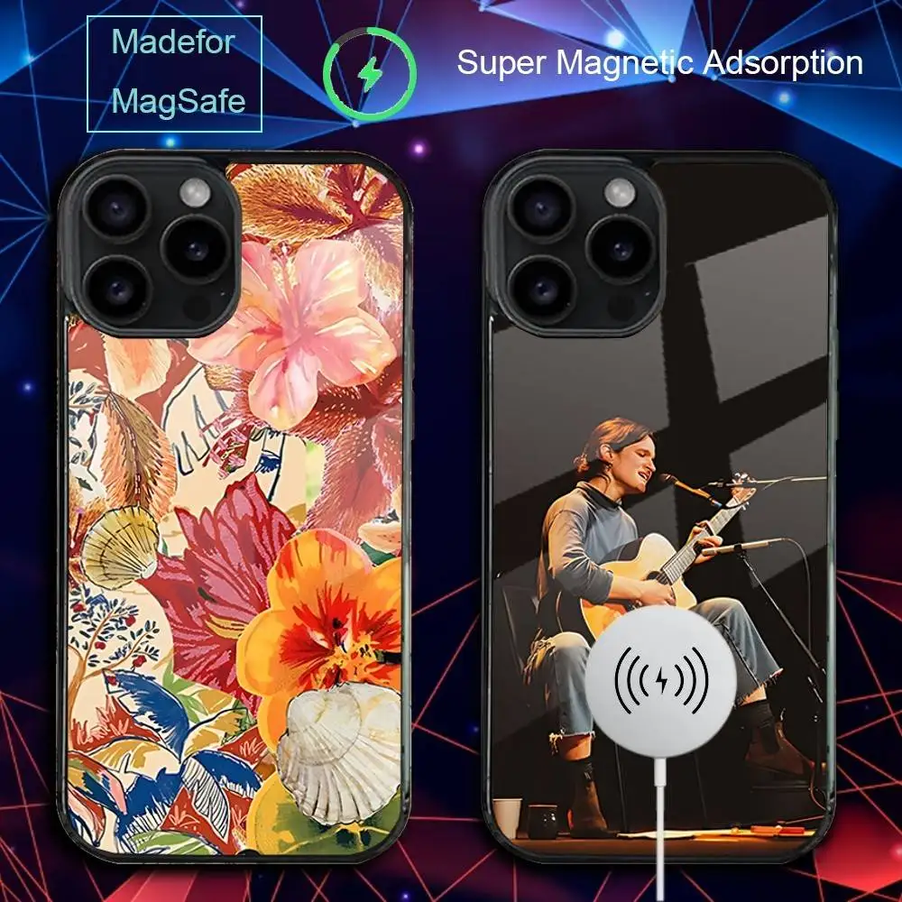

Music half return Phone Case For iPhone 17,16,15,14,13,12,11,Pro,Max,Plus,Mini,SE4,E Magnetic Magsafe Wireless Charging