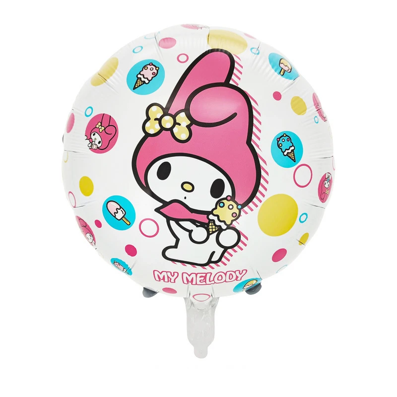 Mymelody Foils Balloon Birthday Party Decoration Meloddy accessori per feste palloncino in lattice 1-9 anni Girl Birthday Globlos Supply