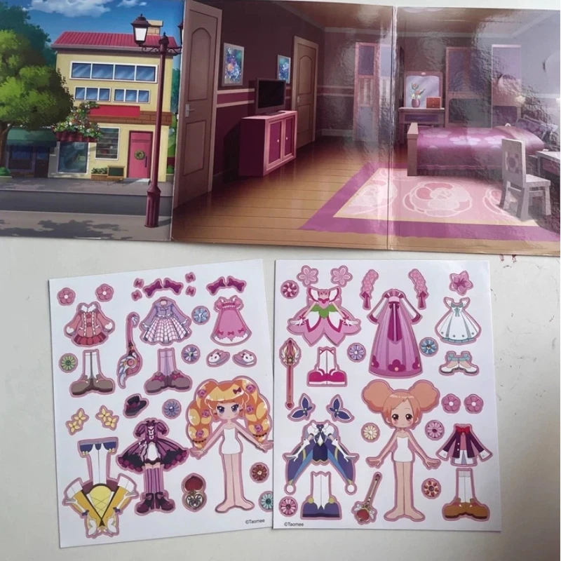 

Little Flower Princess Costume Change Sticker Magnetic Refrigerator Clip -Can Be Diy For Magnetic Attachment Repeated Sticking