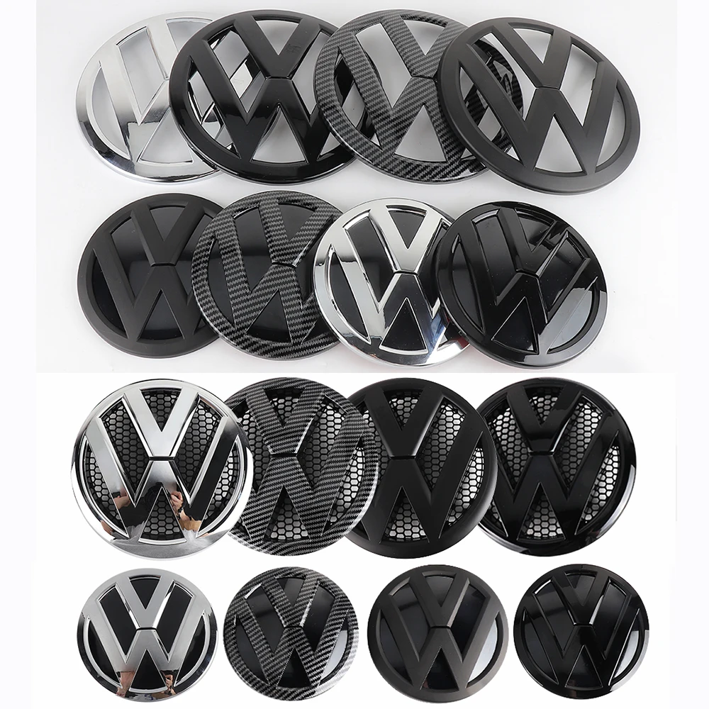 Car Front Grille Emblem Cover Rear Trunk Lid Badge for Volkswagen VW Transporter T5 2010-2015 Transporter T6 2016-2020 Accessory