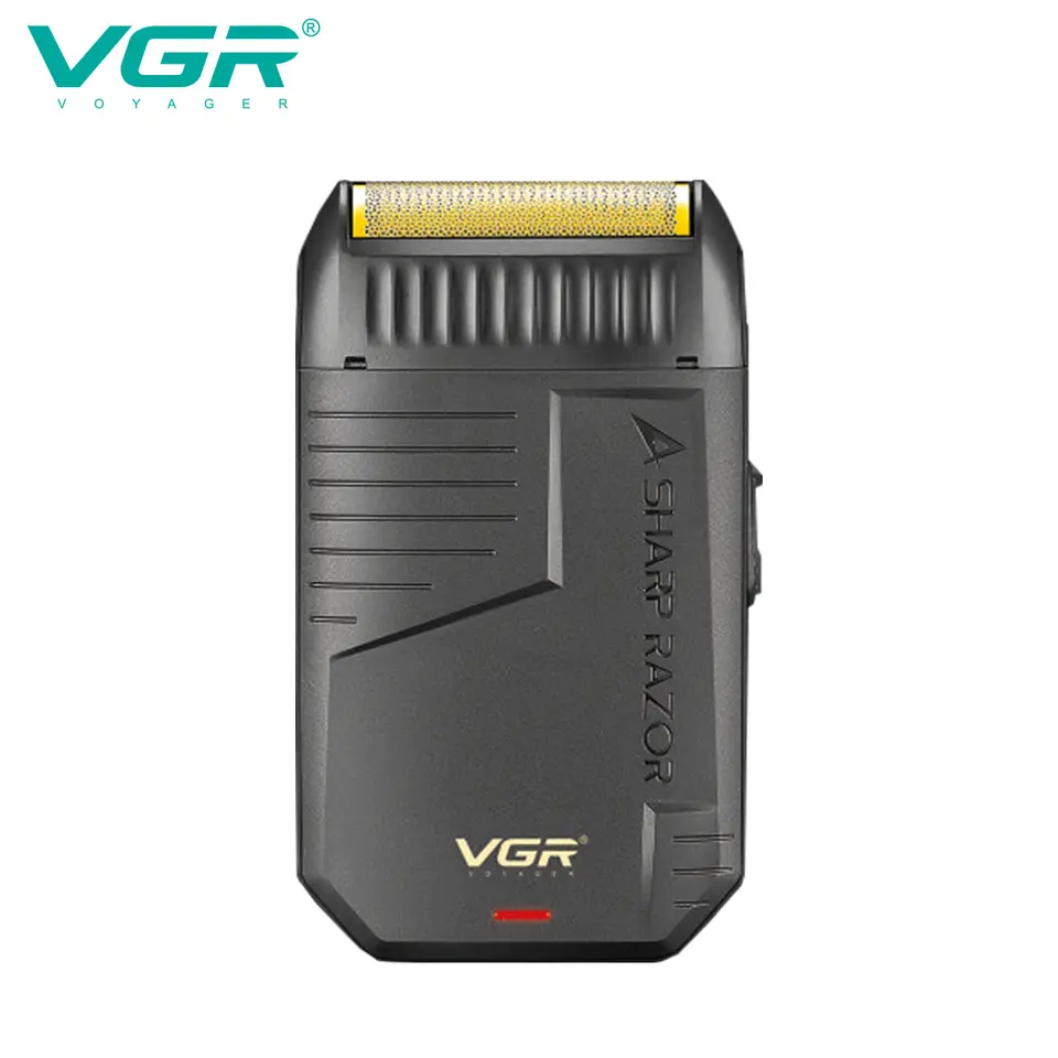 ماكينة حلاقة VGR قابلة لإعادة الشحن ماكينة حلاقة احترافية لتشذيب اللحية ماكينة كهربائية للحلاقة المتبادلة ماكينة حلاقة نهائية للرجال V-375 - 5