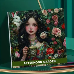 1pc Art Coloring Book Original Upgraded Paper 70g/sqm 22pcs Single Pages Coloring Books Gift For Holiday Birthday Party Relieve