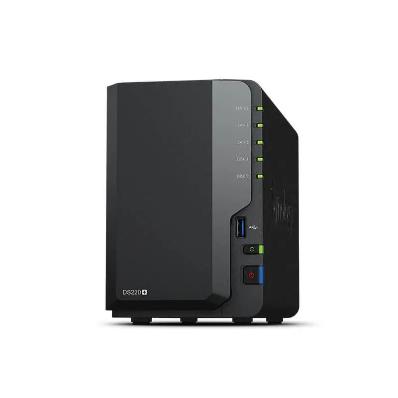 

Network Storage Centralized Storage Data Backup 2 Bay NAS Synology DiskStation DS220+ (Diskless)