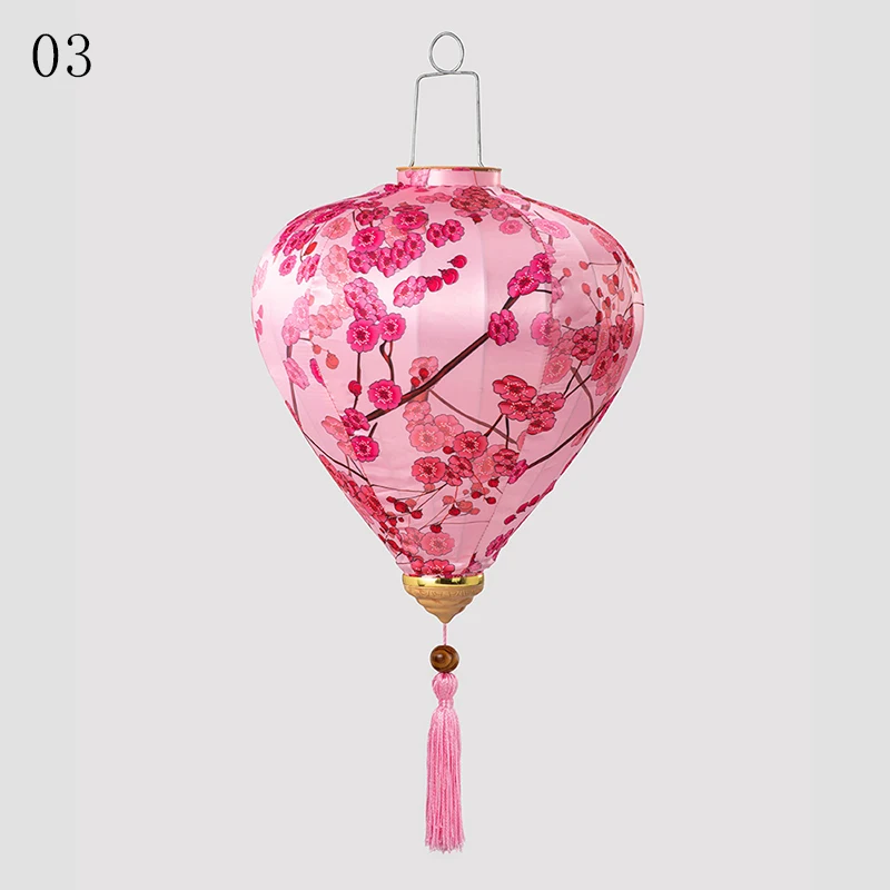 NONE Traditional Lantern Satin Silk 12/14 inch 7