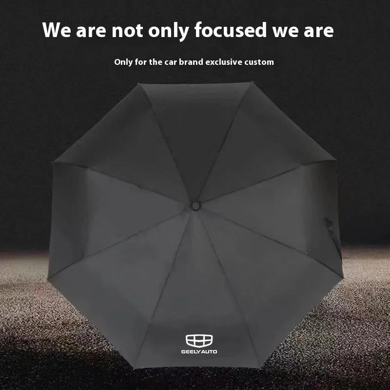 For Geely Coolray Atlas Pro Tugella GX3 geometry Emgrand EC7 GC6 GC5 CK Boyue Car Automatic Folding Windproof Sunshade Umbrella view 4
