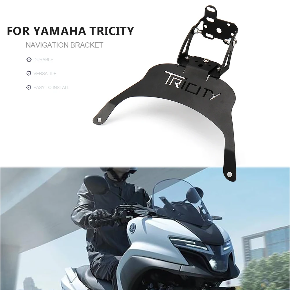 

Phone Holder Stand GPS Navigation Mount Bracket For YAMAHA TRICITY Tricity Motorcycle Wireless Charging Accessories