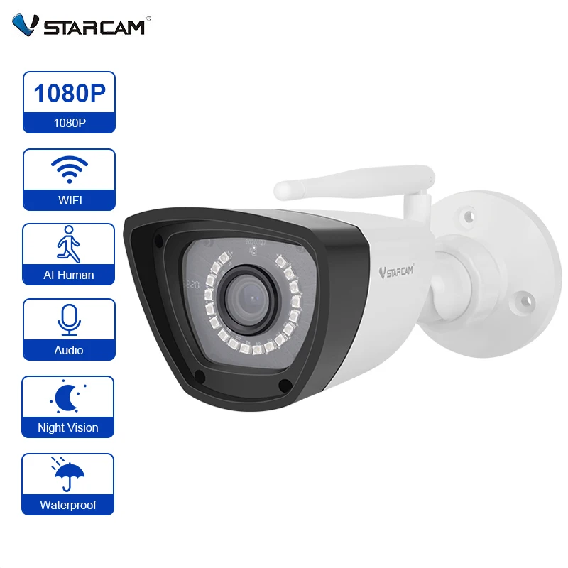 

Vstarcam Ip Camera Wifi 1080P Outdoor Cctv Security Video Wireless Onvif 2mp Surveillance Audio Ipcam Night Vision Home Camera