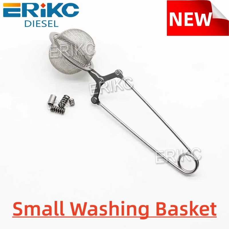 Ball Injector Nozzle Valve Filter Repair Spare Parts ERIKC Small Washing Basket for Bosch Denso Delphi Engine Diesel Injectors