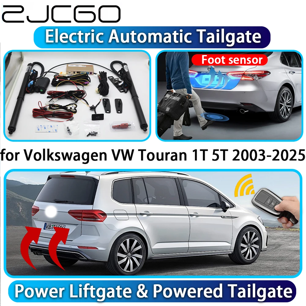 

ZJCGO for Volkswagen VW Touran 1T 5T 2003-2025 OEM Automatic Power Liftgate Powered Tailgate Intelligent System Trunk Lift Kit