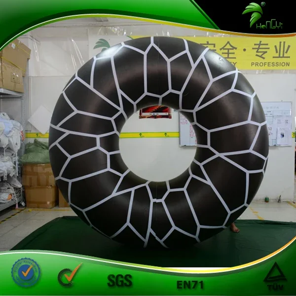 Floating Inflatable Swimming Ring Hongyi Giant Black Inflatable Rings