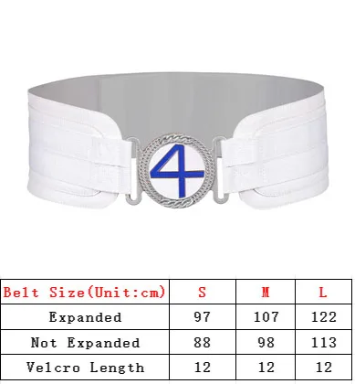 Mr. Fantastic Cosplay Fantastic Cosplay Four Belt Wasitbelt Movie First Steps Human Torch Reed Richards Waistband Halloween Men