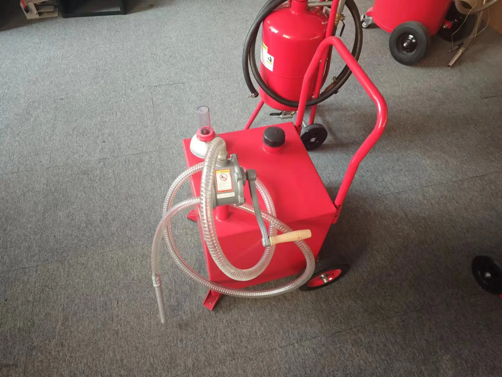 رائجة البيع JGC15 15 جالون مضخة يدوية 37*37*40 سنتيمتر خزان الوقود خزان الديزل خزان للمرآب لمتجر الإصلاح #3