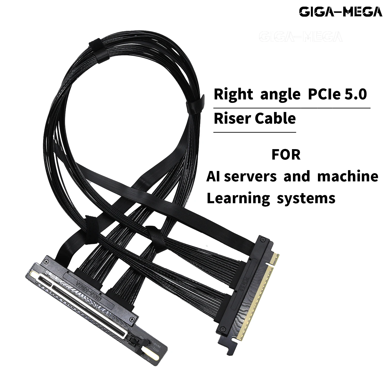 Picture 3: PCle5.0 Riser cable GEN5 for GPU Ai Server smart installation high density full connecting wiring