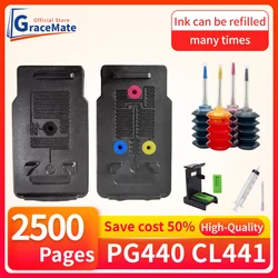 CISS Refill Ink Cartridge PG 440 CL 441 Compatible for Canon PG-440 Pixma MG2180 MG2240 MG3180 MG4180 MG4280 Printer