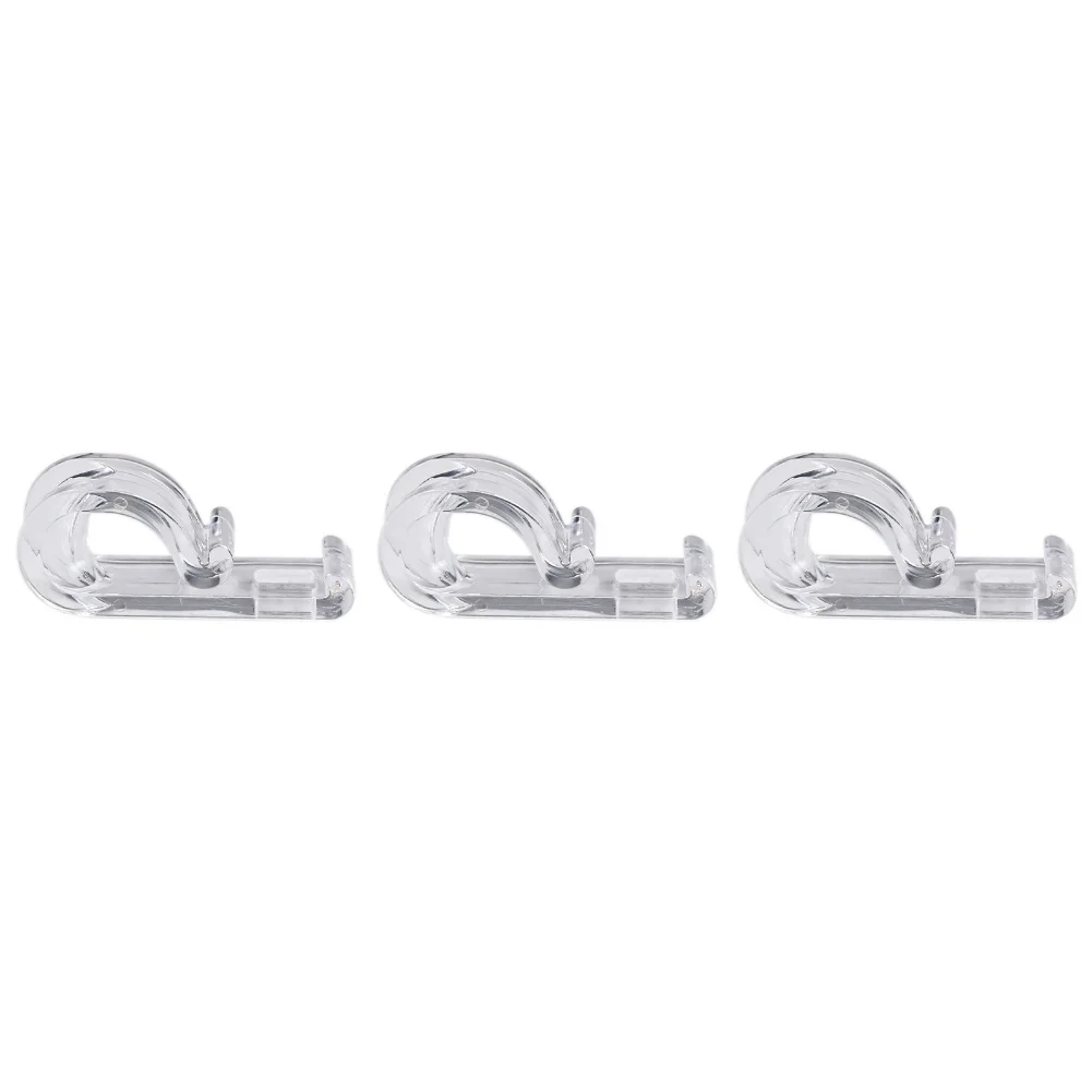 Window Accessories Curtain Hooks Curtain Installation Clear Cord Guides Easy Installation Clips As Shown In The Picture