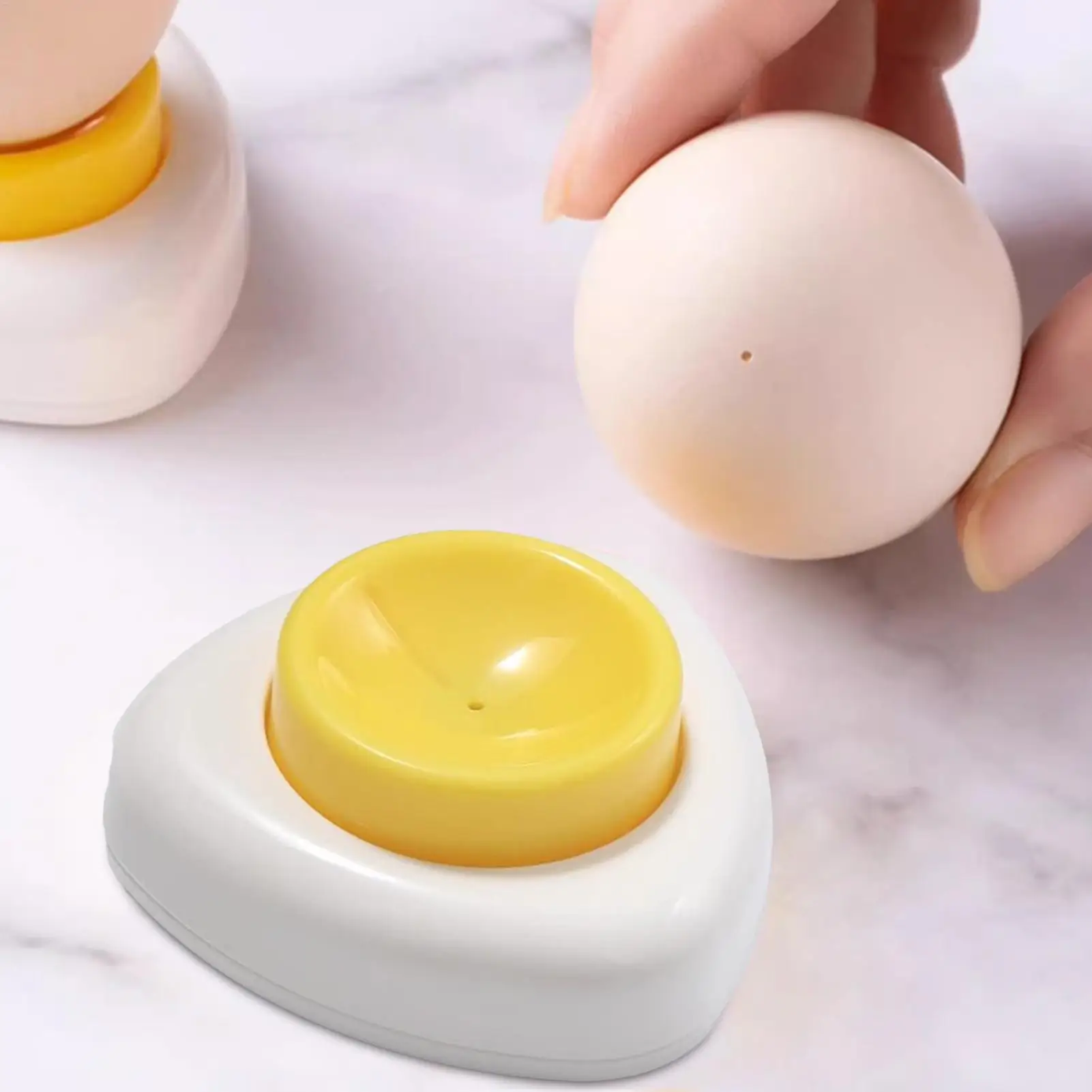 1pc Egg Poker Simple Egg Punchers Piercer Retractable Pin Design Egg Shell Opener Egg Piercing Tool For Hard Boiled Eggs Punch