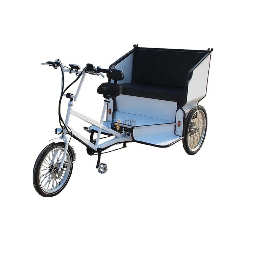 Wholesale Passenger Delivery Vehicle Electric Tricycle Tourist Pedicab Rickshaw for Sale