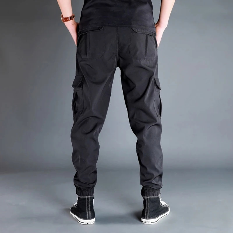 Spring Fleece Joggers Men's Clothing Sportswear Cargo Tracksuit Jogging Pants Men Hiking Tactical Military Trousers Sweatpants