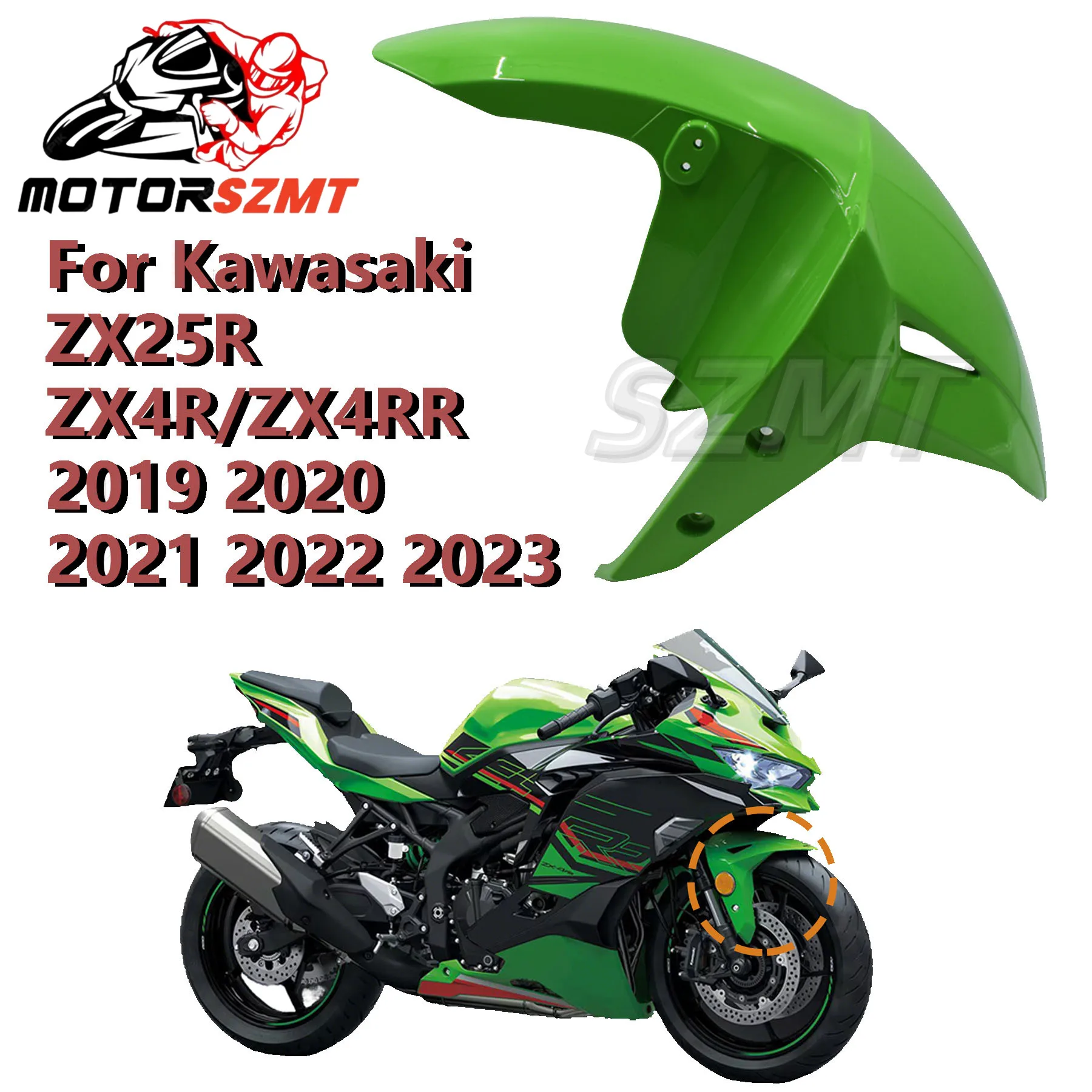 Premium Tank Protection Kit for Kawasaki ZX4R 4RR ZX25R 2019-2023 Includes Tank Fairing Cover Gas Guard Protectors 19 20 21 22