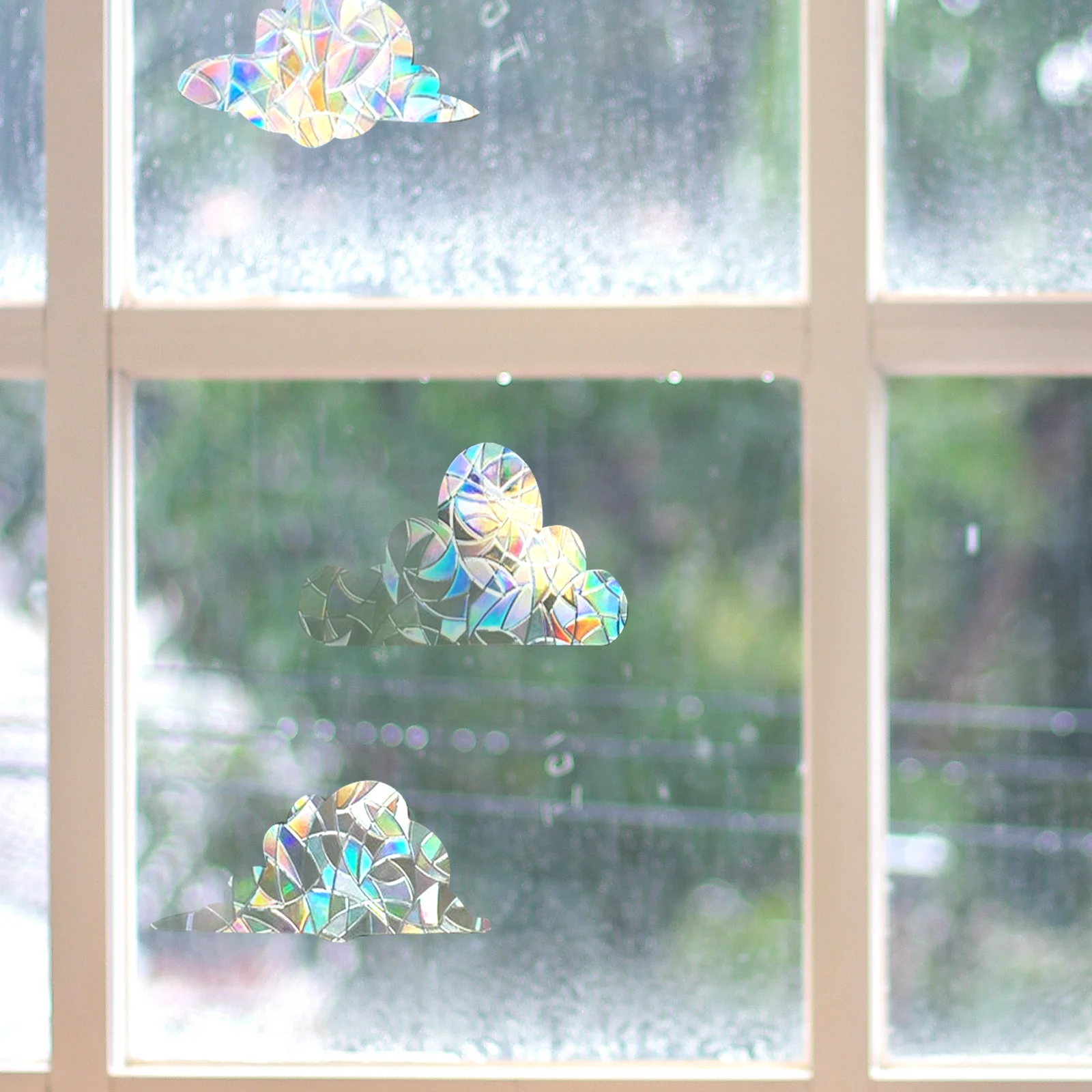 6 stks Statische Cling Glasfolie Breking Elektrostatische Glas Decal Anti Botsing Vogel Strike Preventie Venster