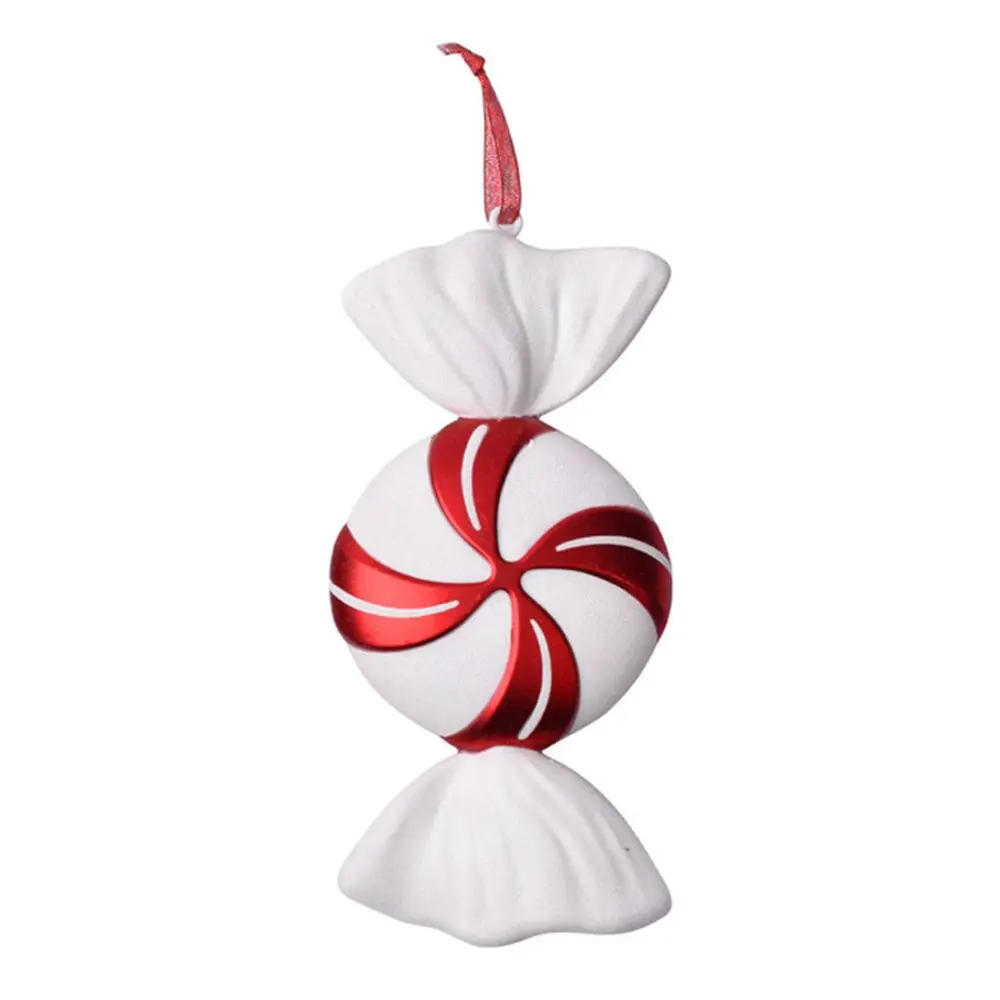 Red White Cute Christmas Tree Ornament Wedding Candy Cane Display Tools Christmas Giant Candy