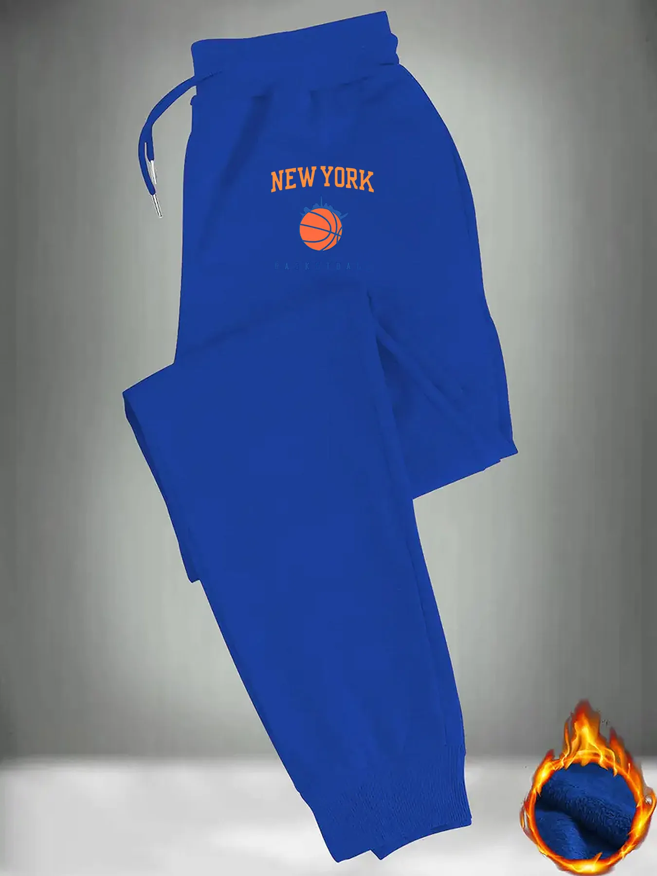 2026 New Men's Basketball Print Casual Sports Pants Elastic Drawstring Waist Comfortable Sweatpants streetwear streetwear view 4