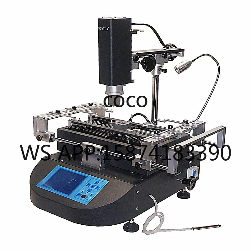 HT-R490 BGA Rework Soldering Station, Honton Independent Temperature Control Rework Machine Complete with Solder Tools