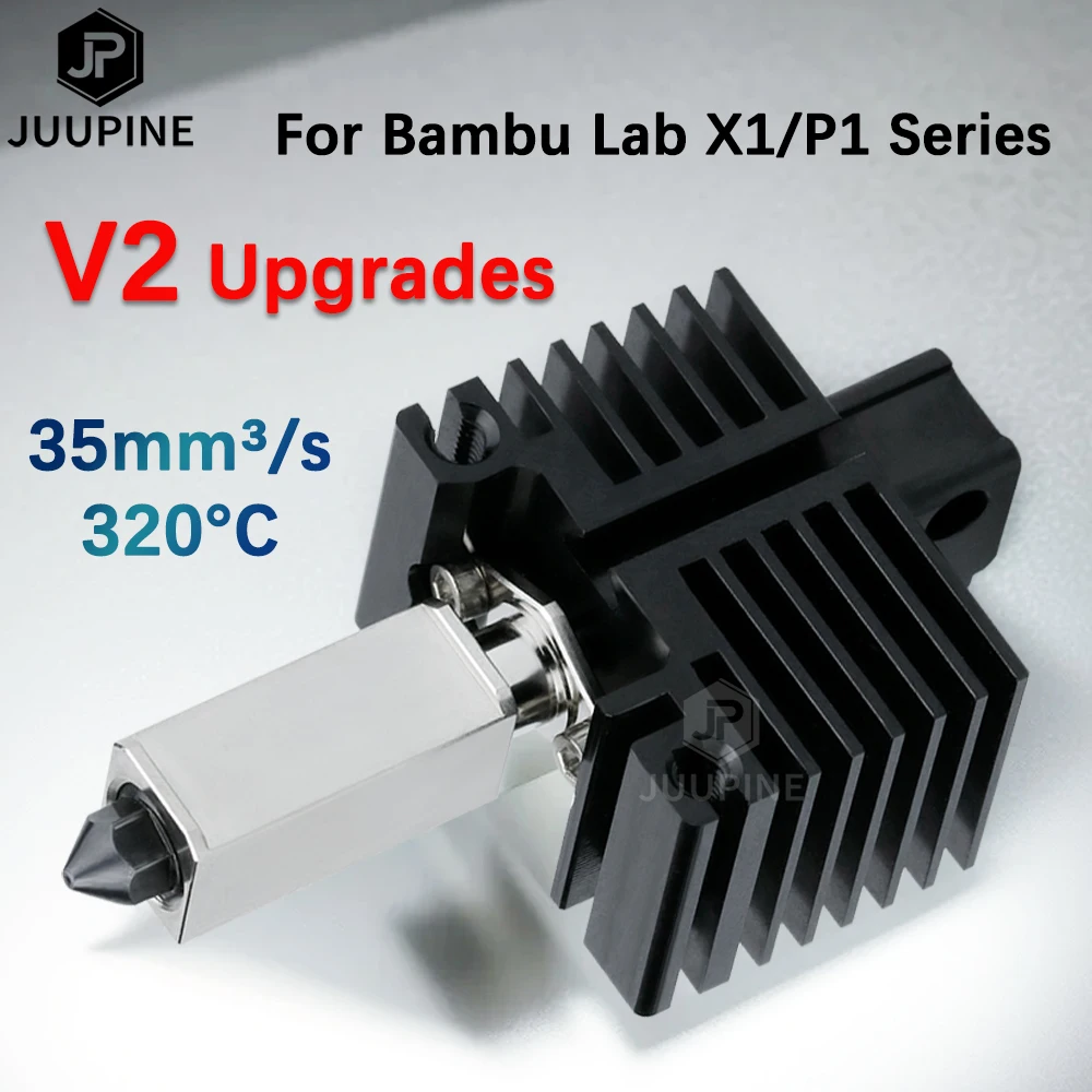 V2 For Bambu Lab Hotend Hardened Thermistor Nozzle Heating For Bambulab Hot End P1s P1p X1 X1C Carbon 3d Printer Accessories