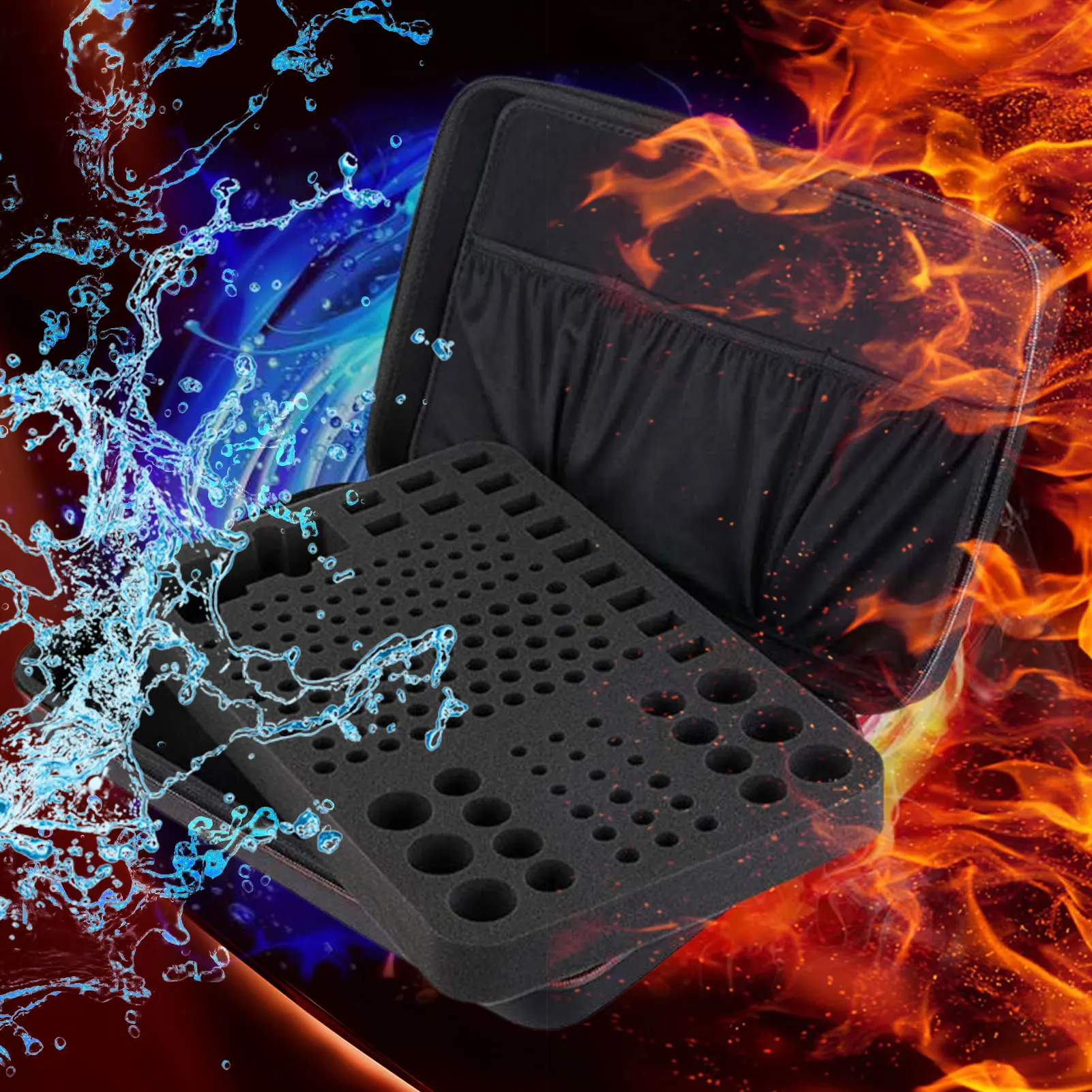 147 шт., портативный органайзер для аккумуляторов EVA AA/AAA/C/D/9V