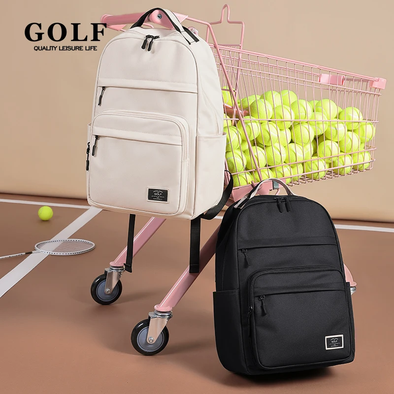 GOLF trendy backpack for men and women, suitable for casual sports, large capacity computer backpack, racket storage, Travel bag