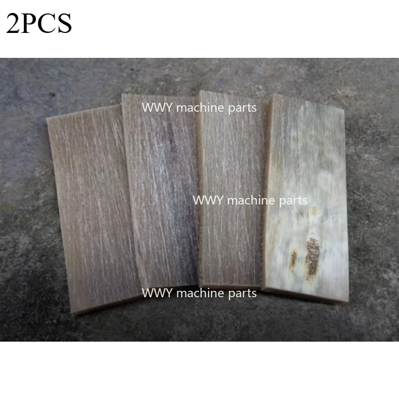 Suitable for 2PCS Natural Flower Yellow Buffalo Horn Blade Blanket Handle Material