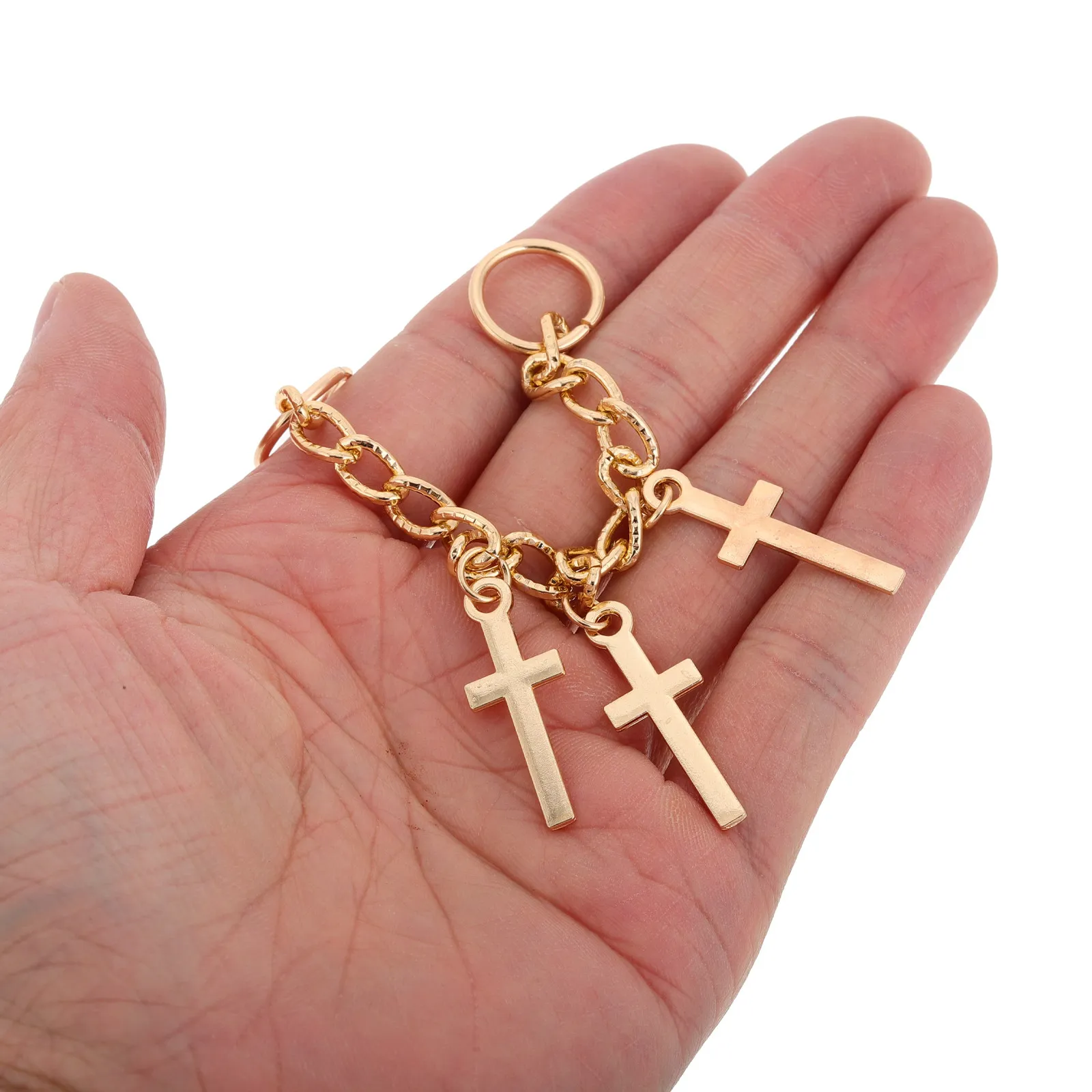 1Pair Sports Shoe Chains Double Ended Open Rings Short Chains for DIY Clothing Bags Accessories Sneaker Jewelry Fashion