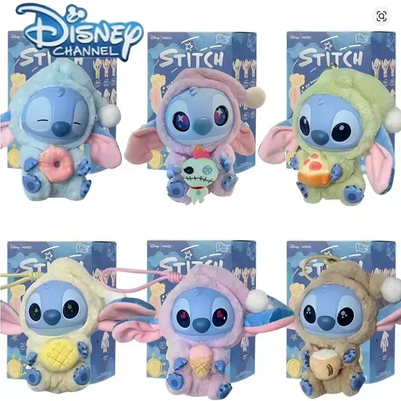 

@ Stitch Eat Something Before Sleep, слепая коробка, загадочная сумка, виниловая плюшевая кукла, игрушки-подвеска-сюрприз, подарки монстра