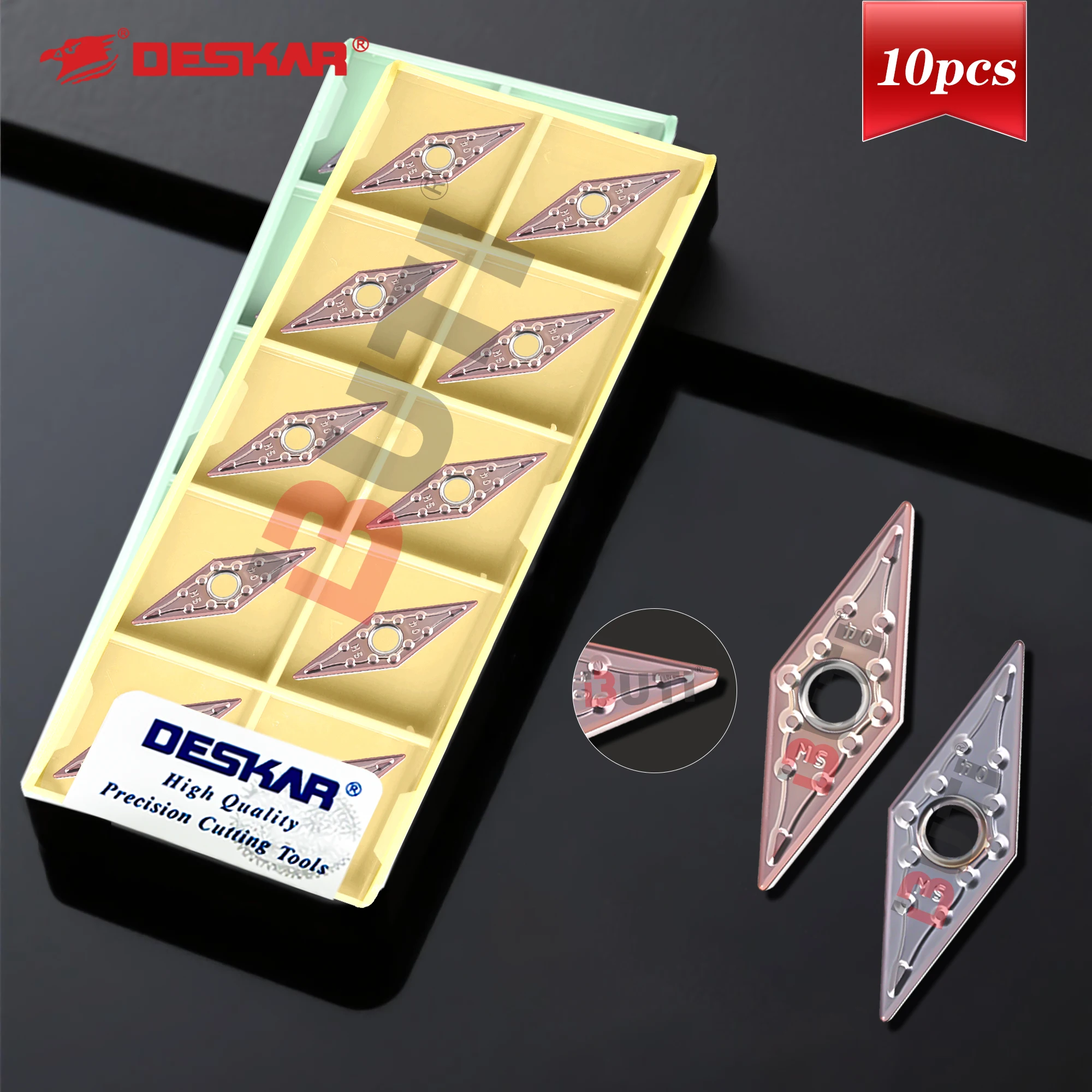 

VNMG160404 VNMG160408-JMS LF6018 LF6118 LF6018S DESKAR 100% Original Lathe Blade JMS Groove Type Outer Circular Turning Inserts