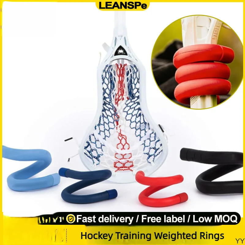 Hockey Stick Weight Trainer, Bendable Weight Ring for Baseball Tennis Racket Strength Training