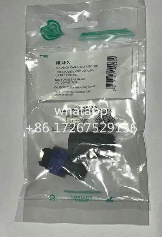 

20pcs/30pcs Neutrik New type NL4FX Speakon 4 Pole Plug Male Audio Speaker Connectors Original