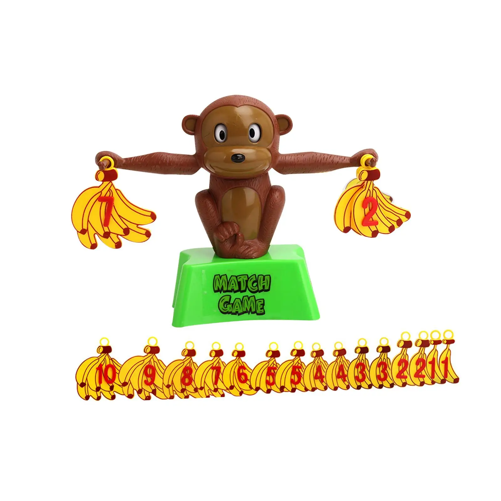 Montessori monkey Balance Math Game Stem Number Number Learning Material for Communication Teaching Tool Gift Interaction