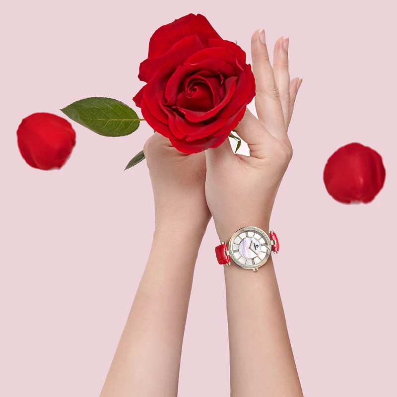 CASIMA Women's quartz wristwatch, simple trend chronograph, waterproof, luminous, national movement, model ET-6603-996