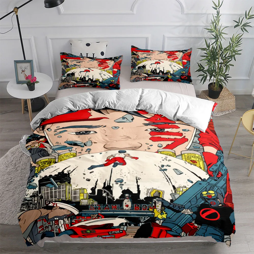 

Akira Animation Duvet Cover Set King Queen Double Full Twin Single Size Bed Linen Set