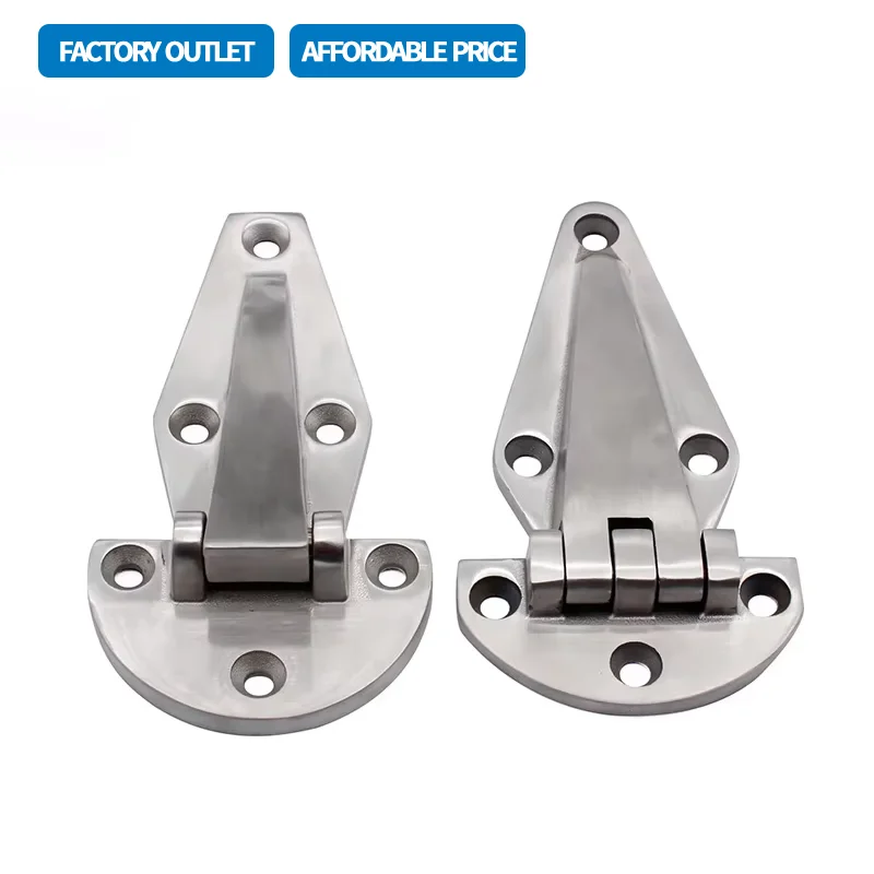 

6-Inch and 4-Inch Stainless Steel Heavy-duty Hinges for Industrial Oven, Thickened Freezer, and Cold Storage Door