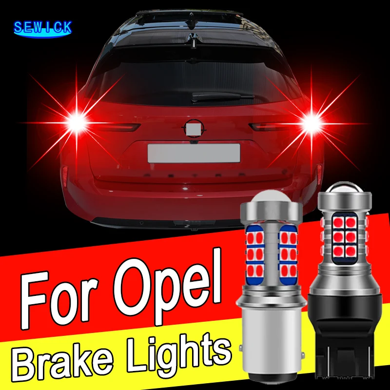 

Brake Light 2pcs LED Bulb P21W BA15S Accessories For Opel Astra F H K Corsa B E Grandland X Karl Meriva A Signum Vectra C Zafira